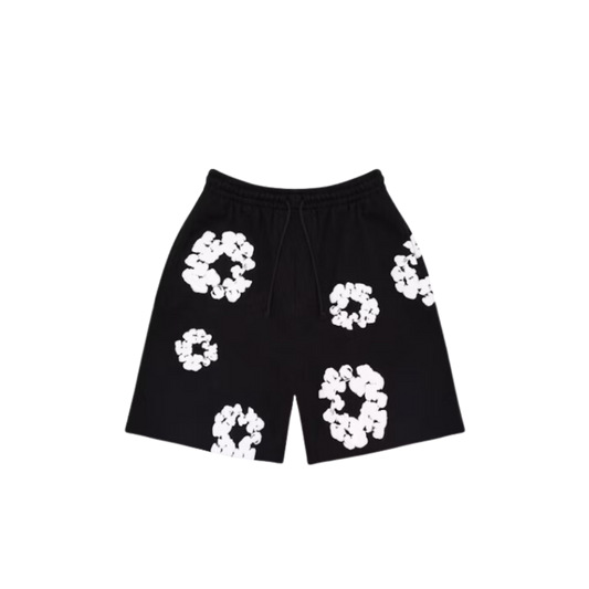 Denim Tears The Cotton Wreath Shorts Black